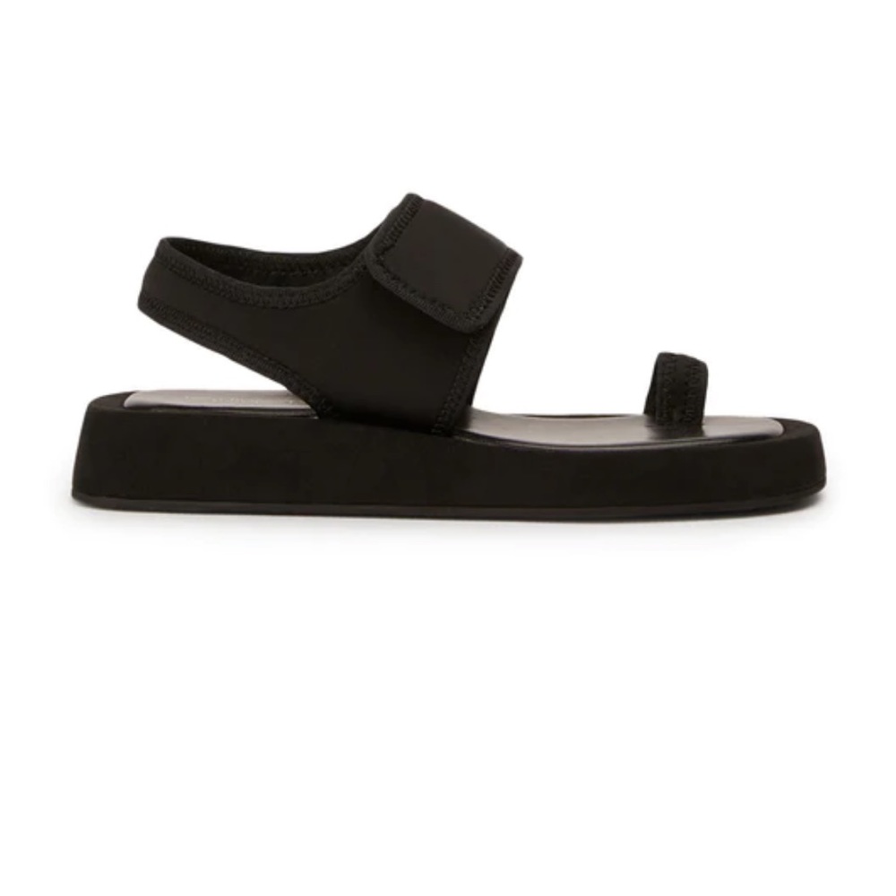 NEW Tony Bianco ISO Black Neoprene Sandals size 9 NIB